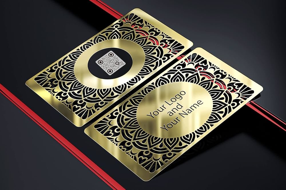 Premium Metal Visiting Cards – Single to 6 Colour Print (Pack of 50) - Image 3